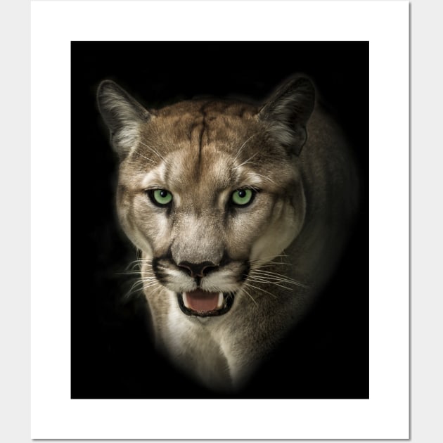 Mountain Lion Cat Wall Art by PhotoArts